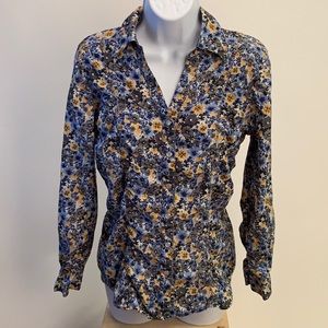 Style & Co. petite button down long sleeve shirt